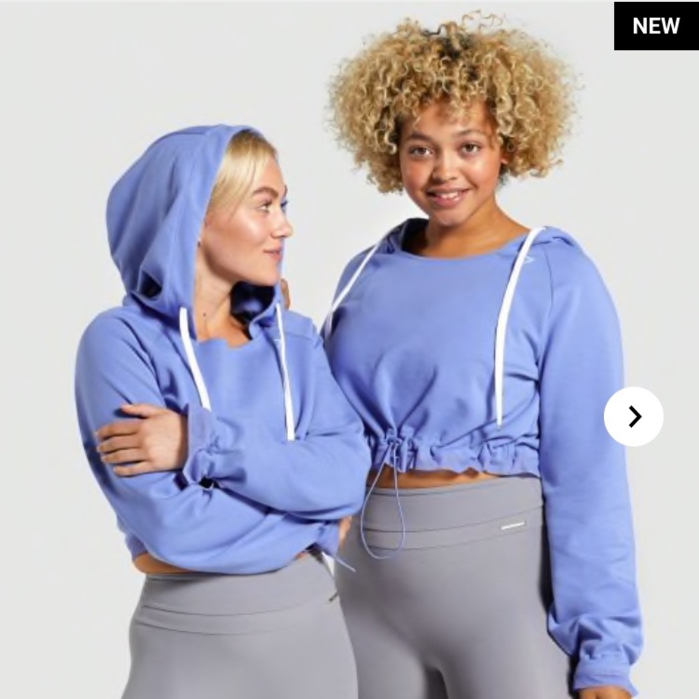 Beautiful Blue Whitney Simmon’s Gymshark Hoodie